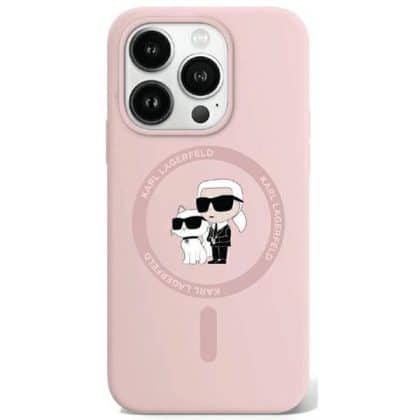 Karl Lagerfeld Karl & Choupette - θήκη για Apple iPhone 15 Pro Max - Ροζ