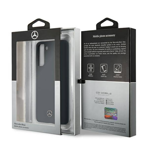 Mercedes Silicone Line - θήκη για Samsung Galaxy S21+ 5G - Μπλε - Image 8