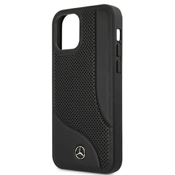 Mercedes Leather Perforated Area - θήκη για Apple iPhone 12 mini - Μαύρο - Image 6