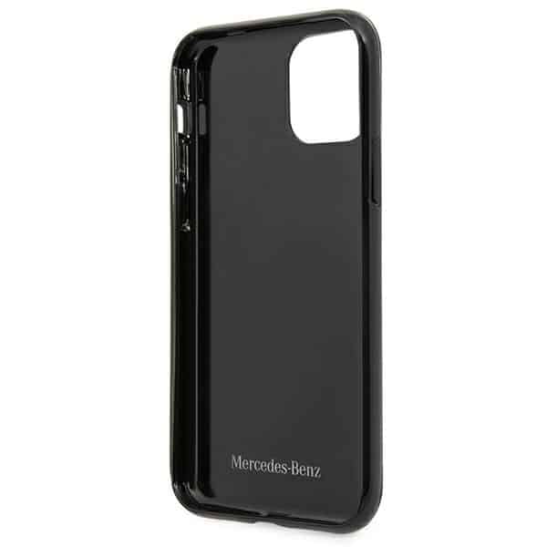 Mercedes Silver Stars Pattern - θήκη για Apple iPhone 11 - Μαύρο - Image 4