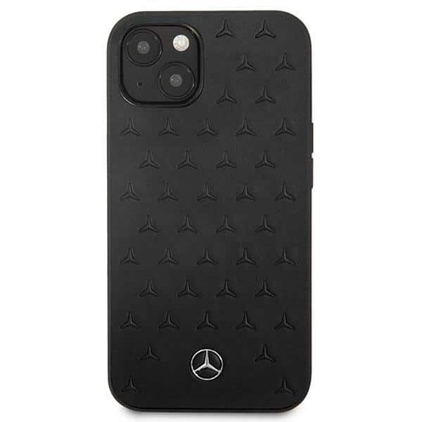 Mercedes Leather Stars Pattern - θήκη για Apple iPhone 13 mini - Μαύρο - Image 3