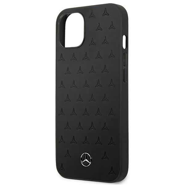 Mercedes Leather Stars Pattern - θήκη για Apple iPhone 13 mini - Μαύρο - Image 6