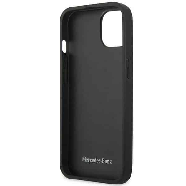 Mercedes Leather Stars Pattern - θήκη για Apple iPhone 13 mini - Μαύρο - Image 7