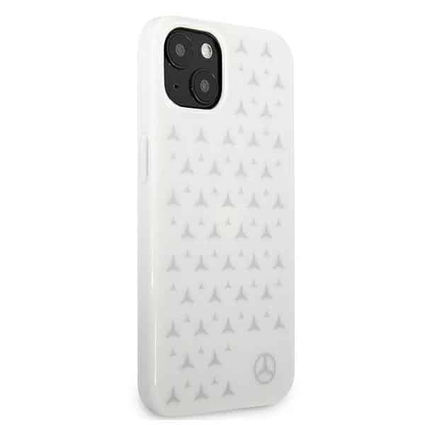 Mercedes Silver Stars Pattern - θήκη για Apple iPhone 13 - Λευκό - Image 4