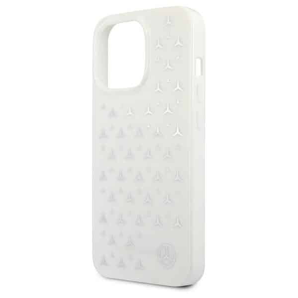 Mercedes Silver Stars Pattern - θήκη για Apple iPhone 13 Pro Max - Λευκό - Image 6