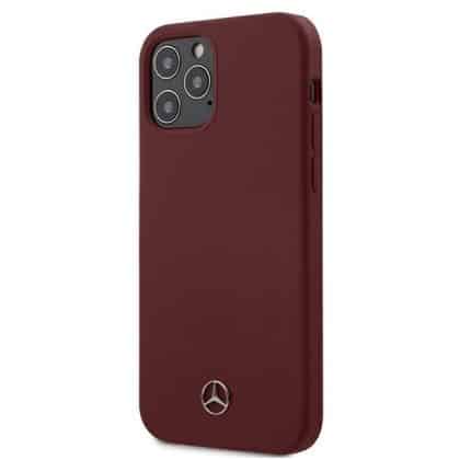 Mercedes Silicone Line - θήκη για Apple iPhone 12/12 Pro 6,1 - Κόκκινο