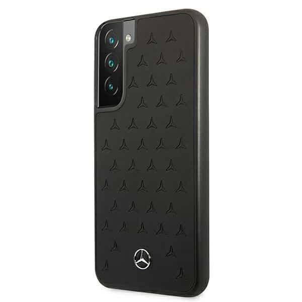 Mercedes Leather Stars Pattern - θήκη για Samsung S22 + S906 - Μαύρο - Image 2
