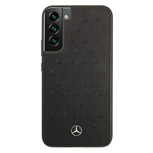 Mercedes Leather Stars Pattern - θήκη για Samsung S22 + S906 - Μαύρο - Image 3