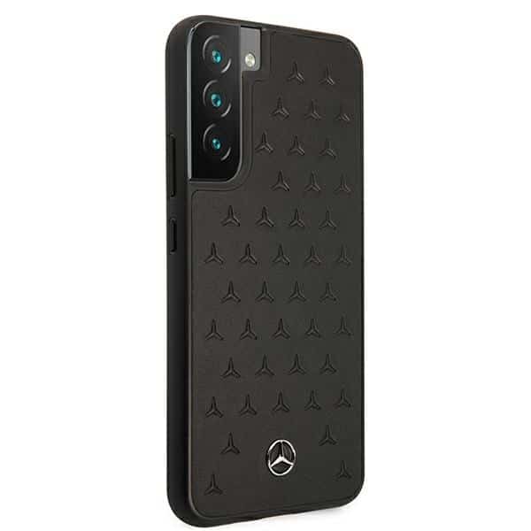 Mercedes Leather Stars Pattern - θήκη για Samsung S22 + S906 - Μαύρο - Image 4