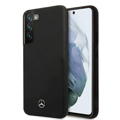 Mercedes Silicone - θήκη για Samsung Galaxy S22 + S906 - Μαύρο