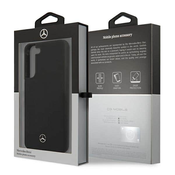 Mercedes Silicone - θήκη για Samsung Galaxy S22 + S906 - Μαύρο - Image 8