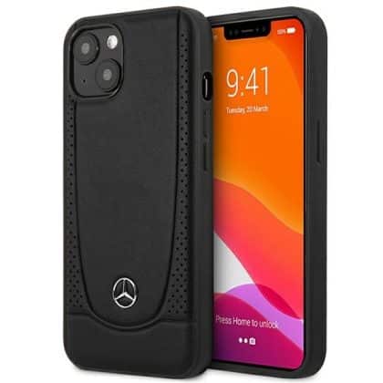 Mercedes Leather Urban - θήκη για Apple iPhone 14 Plus - Μαύρο