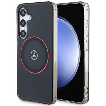 Mercedes IML τυπωμένος δακτύλιος MagSafe - θήκη για Samsung Galaxy S24 - Μαύρο