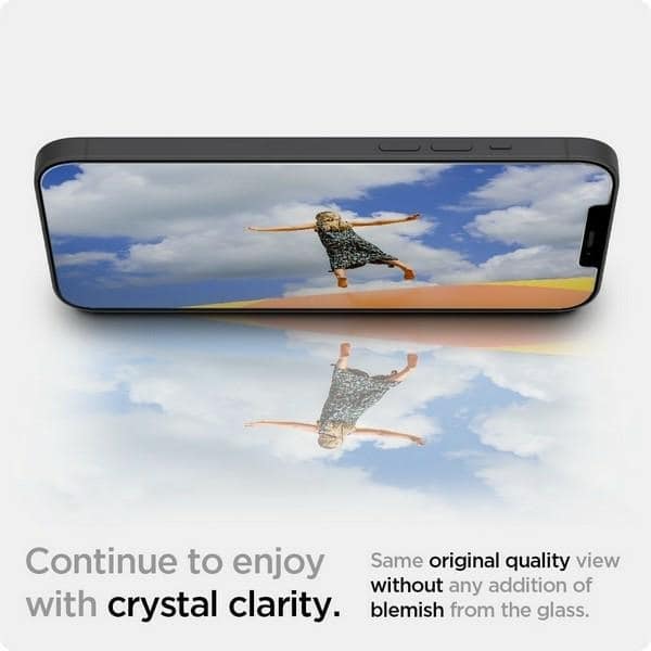 Spigen Glas.TR iPhone 12/12 Pro 6,1" 2-Pack "EZ FIT" AGL01801 Θερμαινόμενο γυαλί - Image 5