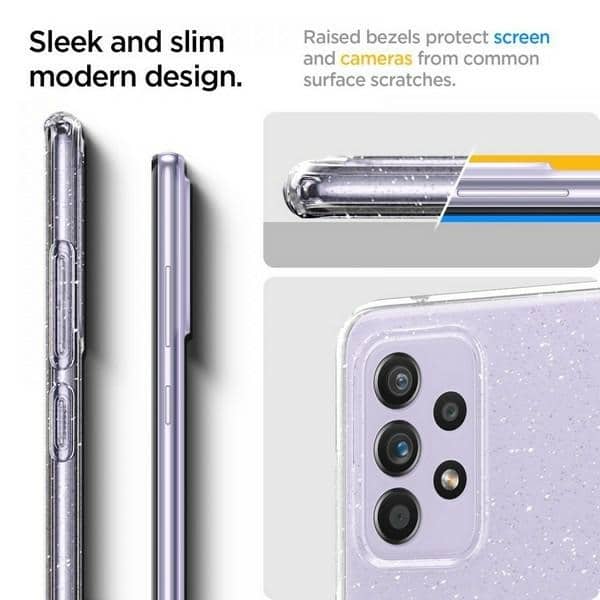 Spigen Liquid Crystal Glitter - θήκη για Samsung Galaxy A72 - Διάφανο - Image 4