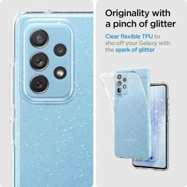 Spigen Liquid Crystal Glitter - θήκη για Samsung Galaxy A72 - Διάφανο - Image 5
