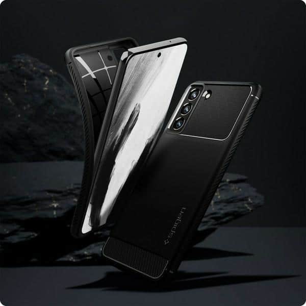 Spigen Rugged Armor - Samsung Galaxy S21 - Μαύρο - Image 11