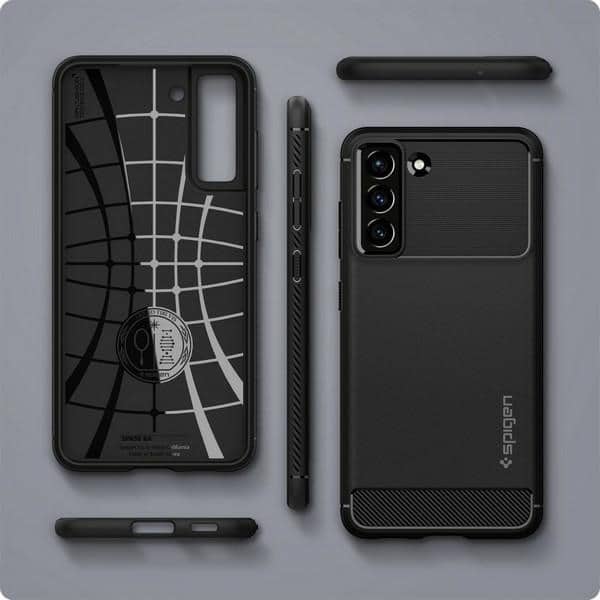 Spigen Rugged Armor - Samsung Galaxy S21 - Μαύρο - Image 10
