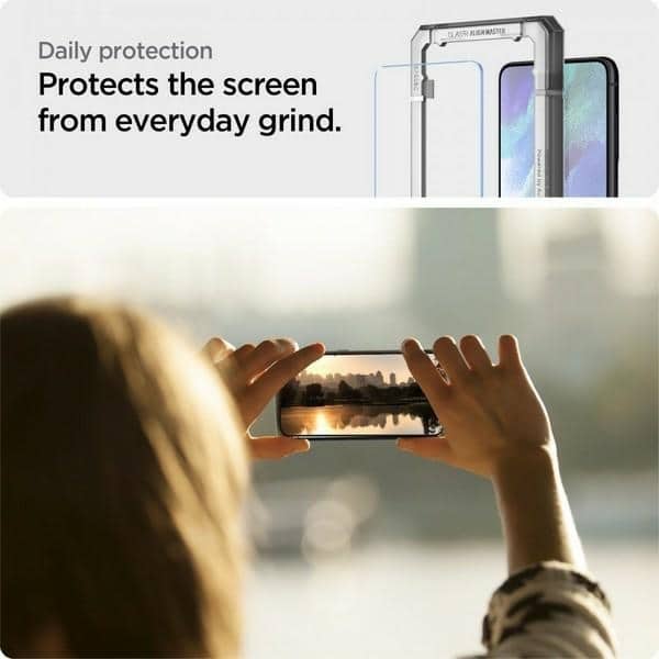 Spigen ALM Glas.Tr Σκληρυμένο γυαλί Samsung S21 FE 2 τεμάχια AGL03088 - Image 10