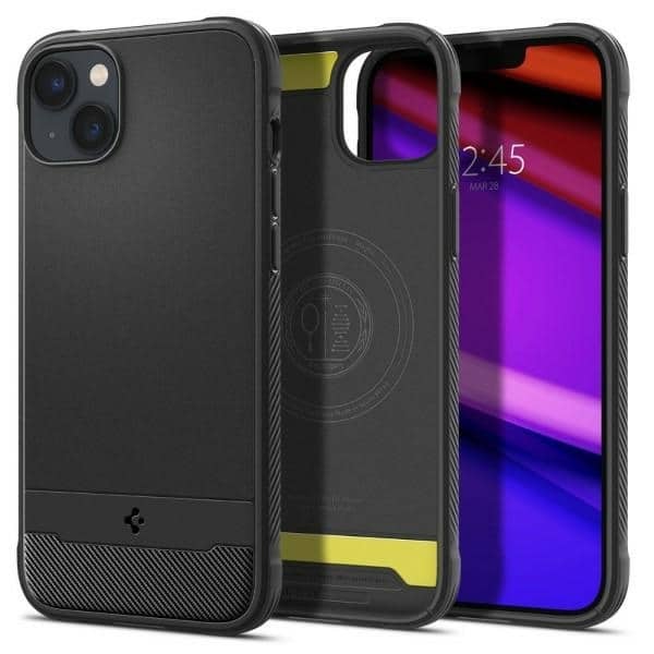 Spigen RUGGED ARMOR - θήκη για Apple iPhone 14 - Μαύρο - Image 2