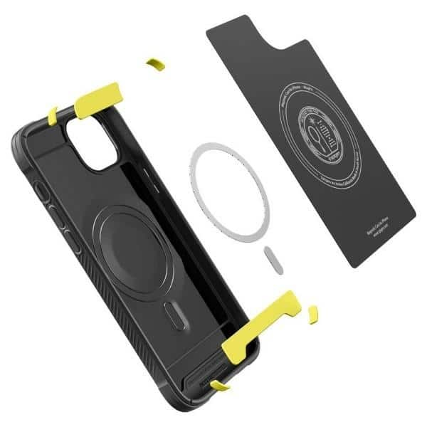 Spigen RUGGED ARMOR - θήκη για Apple iPhone 14 - Μαύρο - Image 9