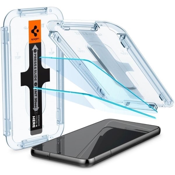 Spigen Glas.TR Sam S23 S911 2τμχ "EZ FIT" AGL05958 προστατευτικό γυαλί - Image 2