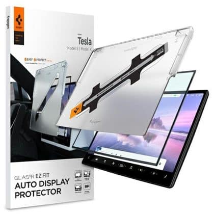 Spigen Glass FC Tesla Model X 2022/ Model S 2021 "EZ FIT" θερμαινόμενο γυαλί AGL04688