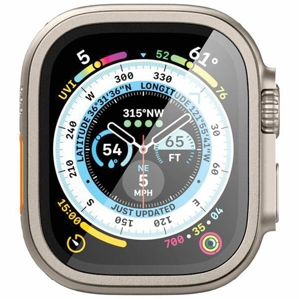 Spigen ALM Glas.Tr Slim Pro Apple Watch Ultra (49mm) Τιτάνιο AGL06161 - Image 3