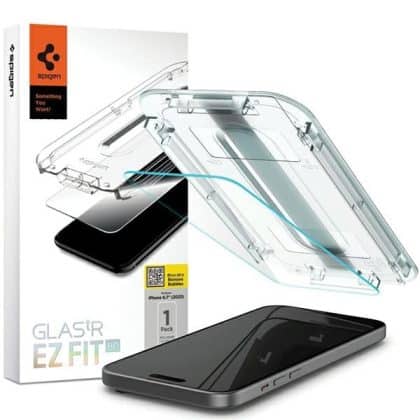 Spigen Glas.TR iPhone 15 6.1" "EZ FIT" διαφανές ενισχυμένο γυαλί AGL06907