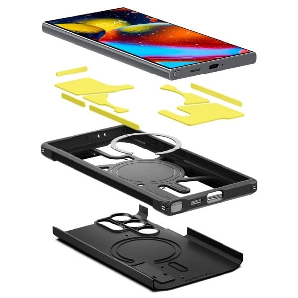 Spigen Tough Armor - Samsung Galaxy S24 Ultra - Μαύρο - Image 5