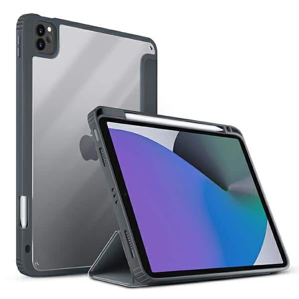 UNIQ θήκη Moven για iPad Pro 11" (2021/2020) Αντιμικροβιακή γκρι/charcoal grey - Image 2