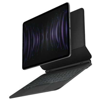 UNIQ Θήκη Venno Magnetic Smart με πληκτρολόγιο για iPad Pro 11" (2022/2021) | Air 10.9" (2022/2020) μαύρο/ebony black