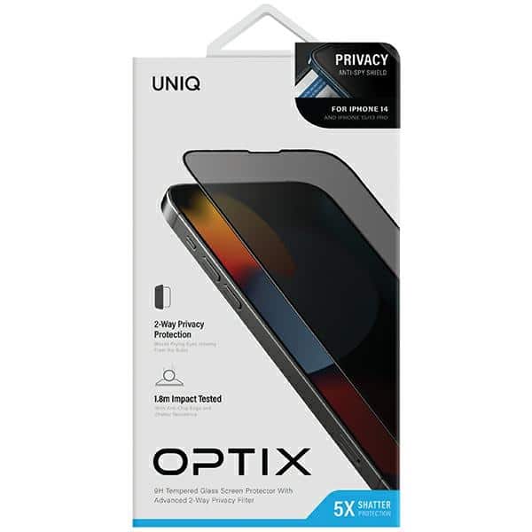 UNIQ Optix Privacy iPhone 14 6.1" ιδιωτικό τζάμι ασφαλείας με εφαρμογέα - Image 7