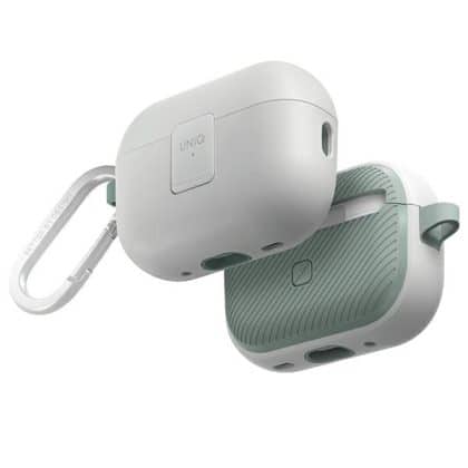 UNIQ θήκη Clyde Lock Case για AirPods Pro 2 (2022/2023) λευκό-μέντα/dove white-soft mint