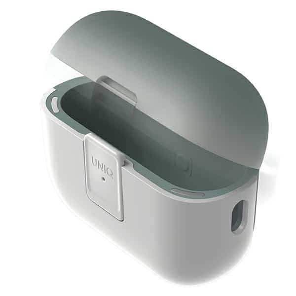UNIQ θήκη Clyde Lock Case για AirPods Pro 2 (2022/2023) λευκό-μέντα/dove white-soft mint - Image 2