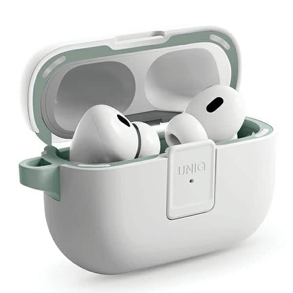 UNIQ θήκη Clyde Lock Case για AirPods Pro 2 (2022/2023) λευκό-μέντα/dove white-soft mint - Image 3