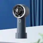 Techsuit - Φορητός Ανεμιστήρας (HX130) - Ψηφιακή Οθόνη, Υπερβολικά Σιωπηλός, 1200mAh - Μπλε - Image 3