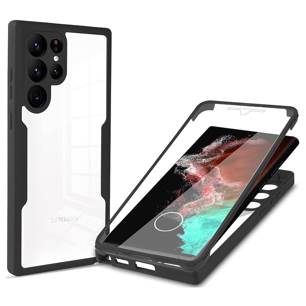 Techsuit ColorVerse 360 Series - Samsung Galaxy S22 Ultra 5G - Μαύρο - Image 2