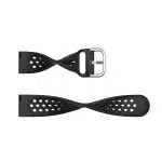 Techsuit - Watchband 20mm (W004) - Samsung Galaxy Watch 4/5/Active 2, Huawei Watch GT 3 (42mm)/GT 3 Pro (43mm) - Black - Image 4