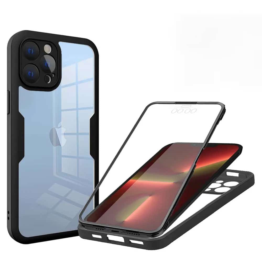 Techsuit ColorVerse 360 Series - Apple iPhone 13 Pro - Μαύρο - Image 7