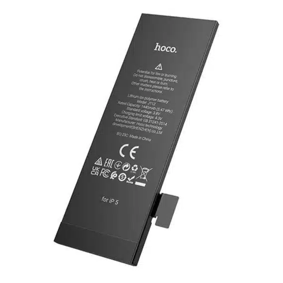 Hoco - Ενσωματωμένη Μπαταρία Smartphone (J112) - iPhone 5 - 1440mAh - Μαύρο