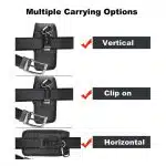 Techsuit Crossbody Lanyard - Generic 7 ίντσες - Μαύρο - Image 7