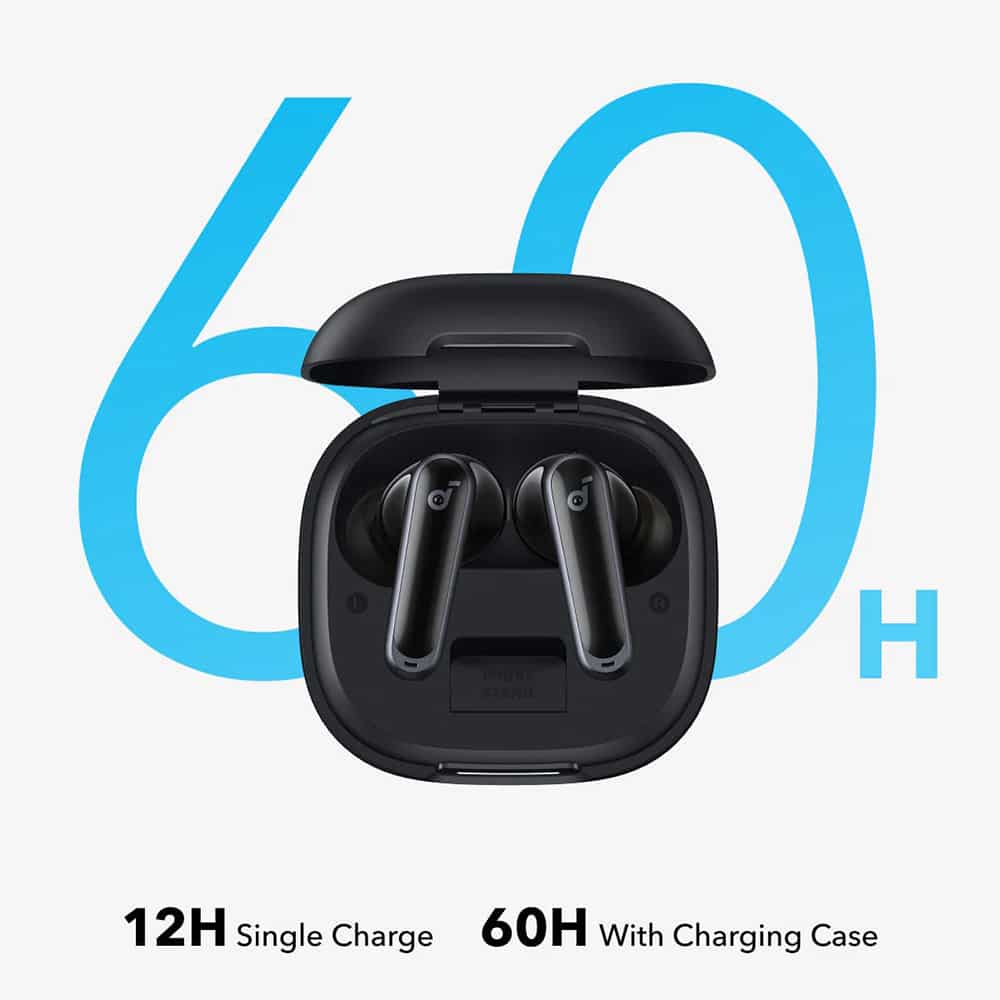 Anker - Ασύρματα Ακουστικά SoundCore P40i (A3955G21) - TWS, Ακύρωση Θορύβου, Bluetooth 5.2, Έλεγχος Αφής - Λευκό - Image 4