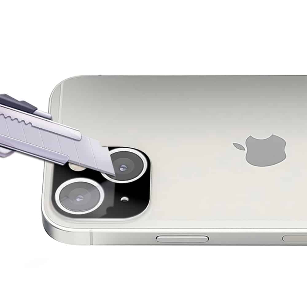 Lito - S+ Προστατευτικό Γυαλί Κάμερας - iPhone 13 / 13 mini - Μαύρο - Image 4