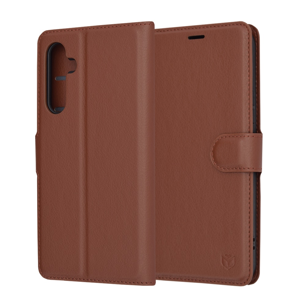 Techsuit Leather Folio - θήκη για Samsung Galaxy A54 - Καφέ - Image 2