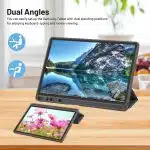 Techsuit - Flex Trifold (with Pencil Holder) - Samsung Galaxy Tab A8 10.5 (2021) - Dark Blue - Image 5