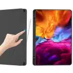 Techsuit - Flex Trifold (with Pencil Holder) - Samsung Galaxy Tab A7 10.4 2020 T500/T505 - Purple - Image 5