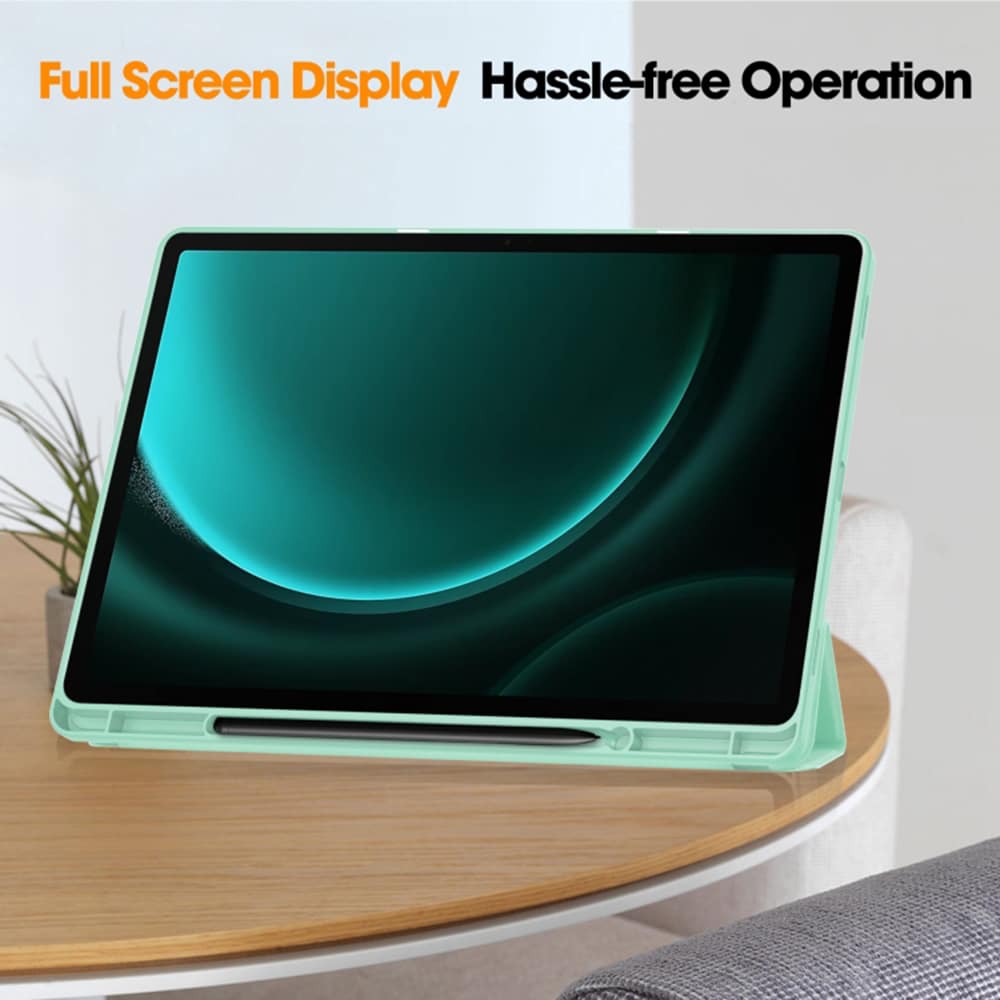 Techsuit - Flex Trifold (με Θήκη για Μολύβι) - Samsung Galaxy Tab S9 Ultra - Πράσινο - Image 5
