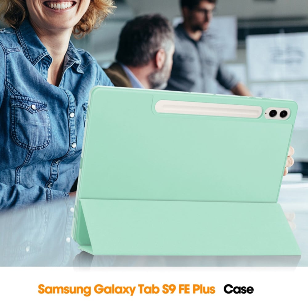Techsuit - Flex Trifold (με Θήκη για Μολύβι) - Samsung Galaxy Tab S9 Ultra - Μωβ - Image 6