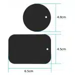 Techsuit - (2 pack) Metal Plate (MP03) - with Matte Cover Paint - Black - Image 7